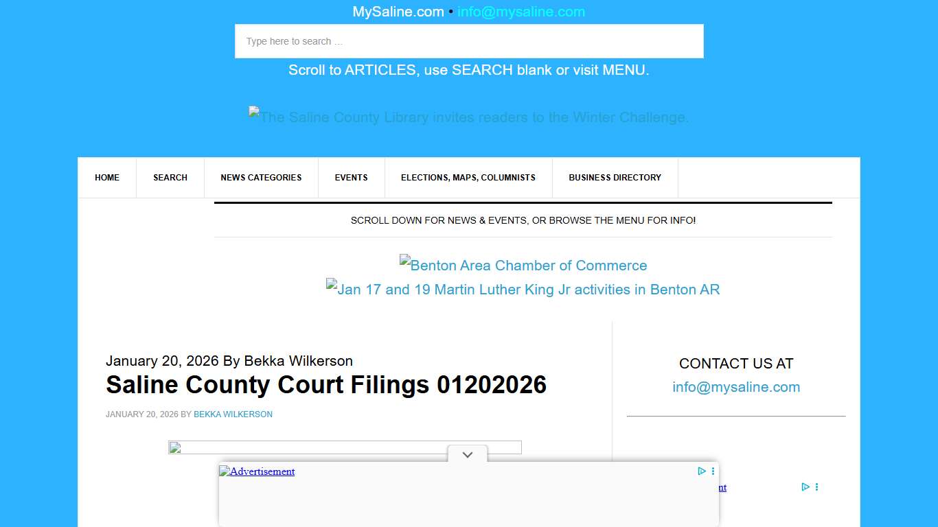 Saline County Court Filings 01202026 - MySaline